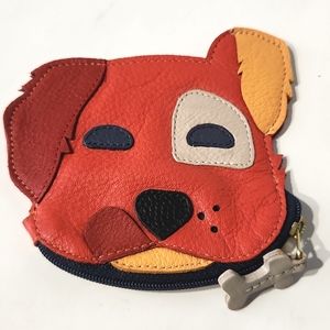NEW J.P. Ourse & Cie Top Grain Leather Hot Dog Coin Purse